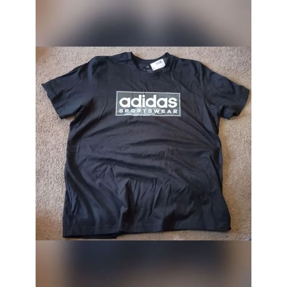 Adidas Camo Man's Black SS Graphic T-shirt Size XL BRAND NEW WITH TAGS